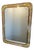 Vintage Mirror with Brass and Marble Frame, Italy, 1960s For Sale