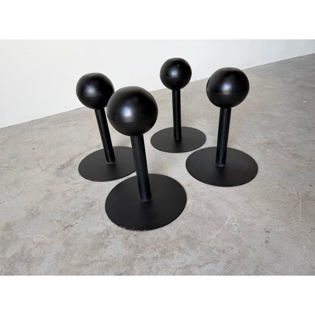 Black 1980's Philippe Starck "Pepper Young" Postmodern Coffee Table for Disform For Sale - Image 8 of 18