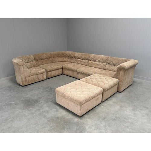 Large Modular Sofa Set by Laauser, 1970s, Set of 8 For Sale - Image 4 of 16