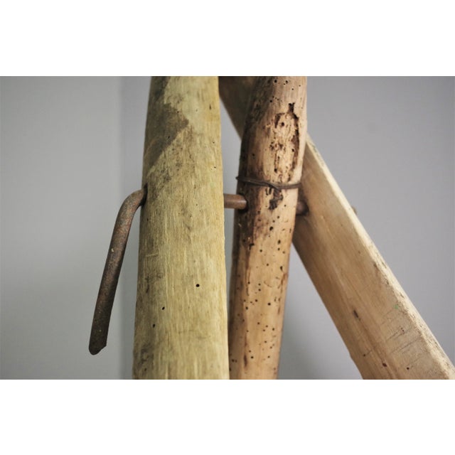 Fir & Beech Wood Ladder For Sale - Image 10 of 14