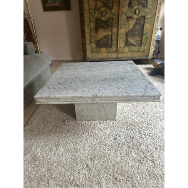 Vintage Italian Marble Coffee Table, 1970s For Sale - Image 12 of 13