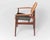 Arne Vodder Danish Model 186 Armchair in Teak and Leather by Arne Vodder, 1950s For Sale - Image 4 of 8