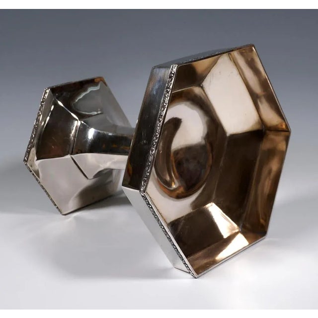 Art Nouveau Silver Centerpiece by Viennese Master, 1900s For Sale - Image 4 of 8