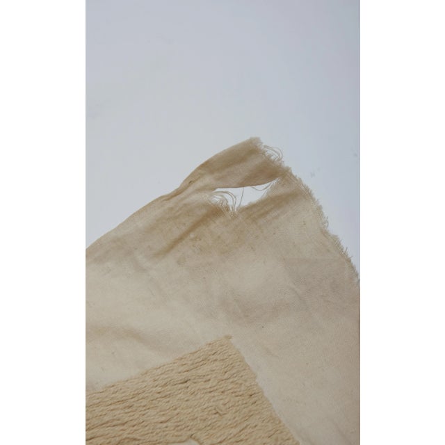 Vintage Suzani Wall Hanging Decor With Neutral Color For Sale - Image 10 of 11