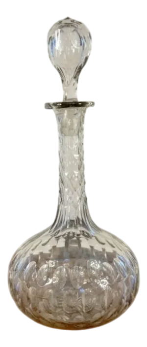 Antique Victorian Glass Decanter, 1880