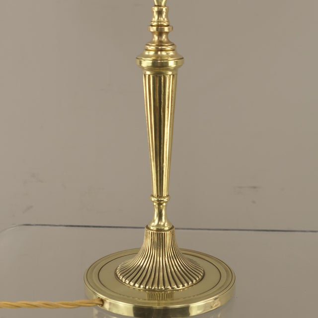 Art Nouveau Ladies Table Lamp in Brass, 1890s For Sale - Image 15 of 18