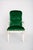 Marge Carson 1980s Set of 10 Emerald Green Velvet Dining Chairs Attr. Marge Carson For Sale - Image 4 of 11