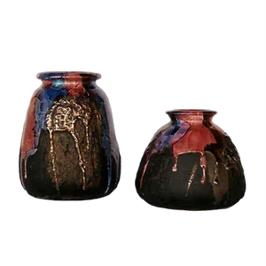 Sardinian Vintage Ceramic Vases by Claudio Pulli, Set of 2