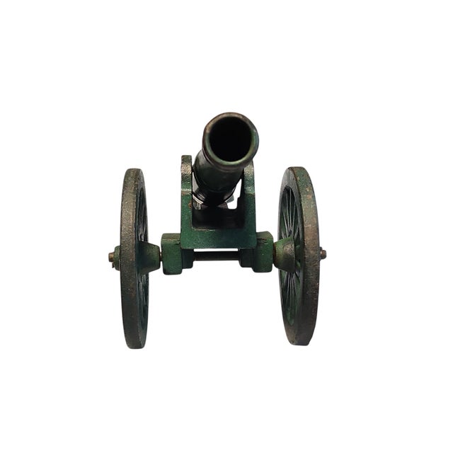 Excellent condition and proper patinated mid century M1841 Field Cannon replica. Ideal paperweight or mancave accessory,...