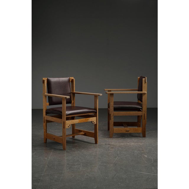Architectural Desk Chair by Alphonse Siebers For Sale - Image 16 of 17