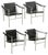 LC1 Armchairs by Jeanneret and Perriand, Set of 4 For Sale