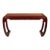 Henredon Chinoiserie Console Table in Original Faux Tortoise Shell Finish For Sale