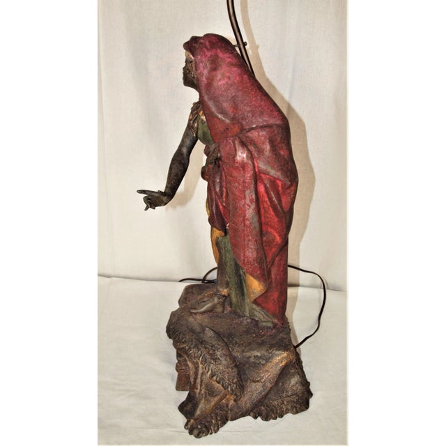 1920s French Moroccan Metal Lamps - a Pair For Sale - Image 10 of 13