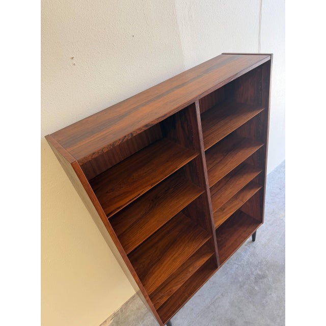 1960s Danish Rosewood Bookcase by Carlo Jensen for Hundevad MCM Shelving Unit Denmark For Sale - Image 10 of 10