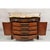 Baroque Early 20th Century French Louis XV Baroque Style Carved Burl Walnut Rouge Marble Top Commode Server For Sale - Image 3 of 12