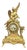 Antique Neoclassical Style Figural Mantel Clock For Sale