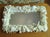 WHITE SEASHELL CORAL MIRROR Stunning array of several natural White and Pearlized Seashells along with pieces of authentic...