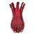 1960s Hand Blown Cranberry Art Glass Vase, Czech Attributed For Sale