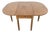Antique Oak Gate Leg Drop Leaf Table For Sale