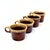 Crestone Earthenware Mugs by Hull USA, group of 12. This set of modern earthenware cups was produced by Hull USA, circa...