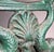 19th century cast-iron boots, scrape, and dolphin form with lovely verdigris finish.