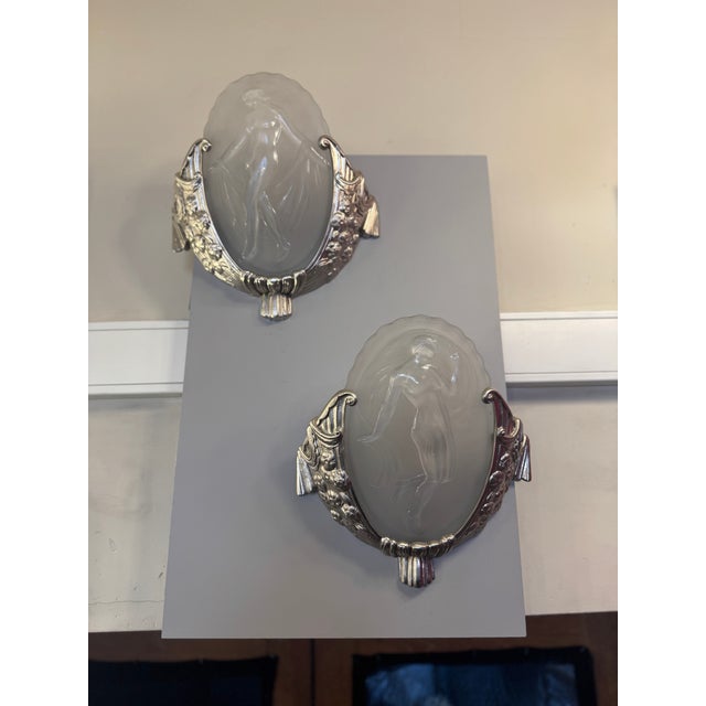 Art Deco Wall Sconces by Müller Frères Lunéville, 1930, Set of 2 For Sale - Image 15 of 18