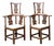 Vintage Chippendale High Back Corner Chairs - A Pair For Sale