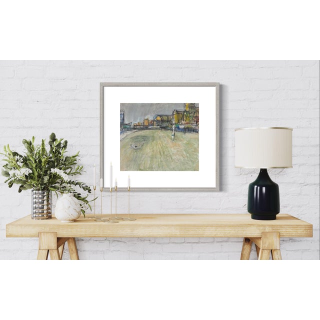 1959 Mixed Media Painting by Mid Century Illustrator Lawrence DiFiori For Sale - Image 9 of 10