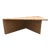 Mid 20th Century Triangle Travertine Coffee Table For Sale