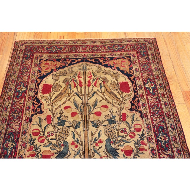 Traditional Nazmiyal Collection Antique Persian Kerman Rug For Sale - Image 3 of 10