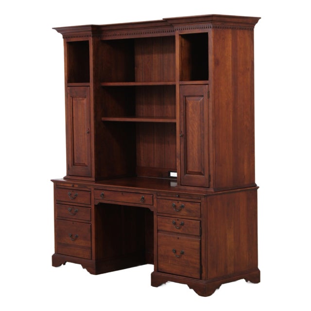 Lexington Bob Timberlake Cherry Desk W. Hutch Top For Sale