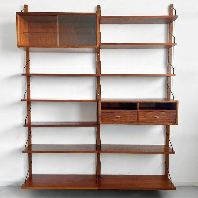 1950s Mid-Century Danish Royal Wall Unit from Poul Cadovius, 1950s For Sale - Image 5 of 13