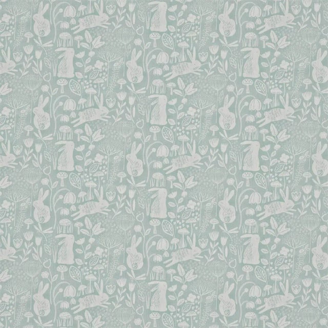 Harlequin Into The Meadow Fabric in Duck egg For Sale