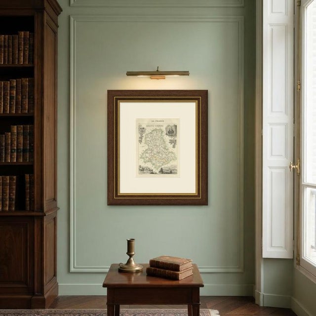 Antique Map of the Haute-Vienne, Limoges and Marshal Jourdan, 1860 For Sale - Image 10 of 12