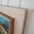 Mid Century Modernist Hillside Village Oil Painting by y.b. Lorenz For Sale - Image 13 of 18