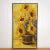 On offer is this lovely, original vintage still life painting. Bright and bold sunflowers in shades of yellow sit in a...