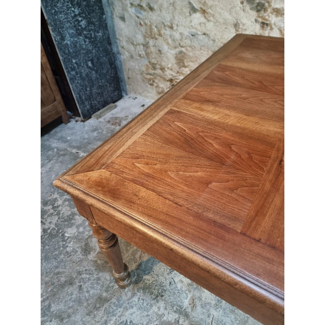 Vintage French Walnut Table, 1920s For Sale - Image 18 of 18