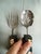 Silver 1980s Memphis Style Figural Ceramic Handle Salad Servers – A Pair For Sale - Image 8 of 10
