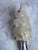 Vintage Midcentury hand painted glass rabbit clip. Can be used for Easter or Christmas holiday tree ornament.