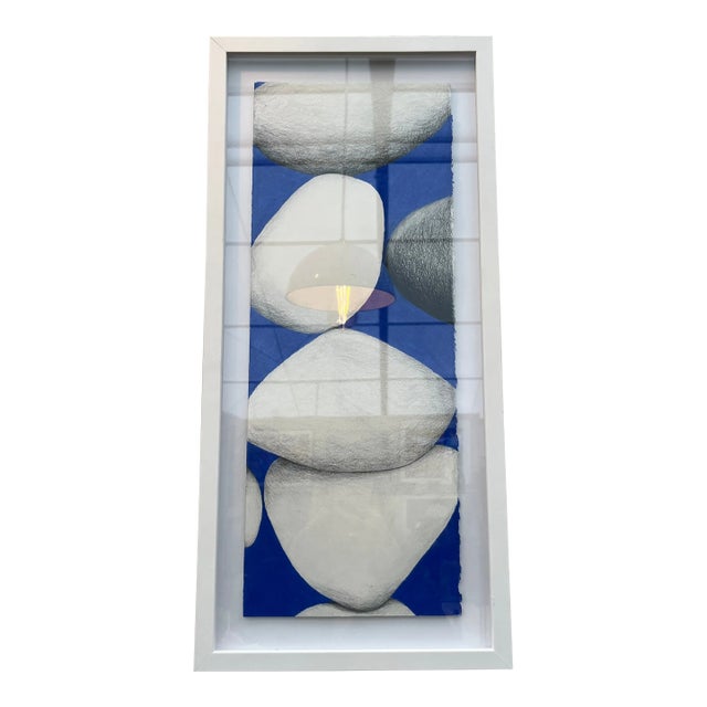 Pauline Kochanski Floating Stones Drawing, Framed For Sale
