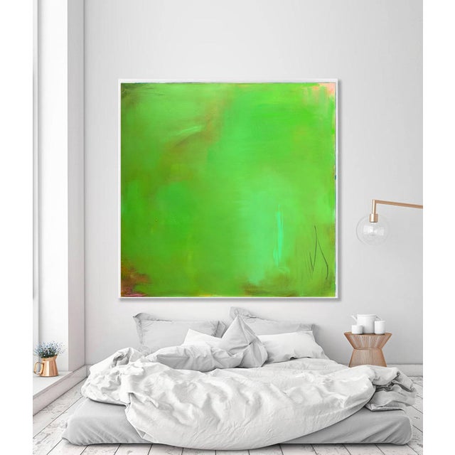 Stunning Large "Morning Glory" by Trixie Pitts Abstract Expressionist Oil Painting For Sale - Image 9 of 12