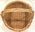 Large Vintage Handwoven Rattan Easter Basket For Sale - Image 9 of 12