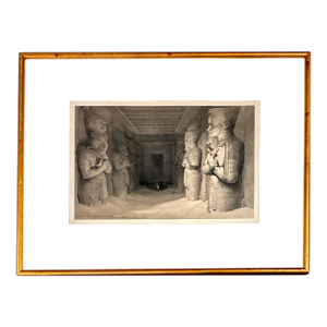 “Interior of the Temple of Abu Simbel, November 9th, 1836, Nubia” by David Roberts