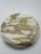Contemporary Waterworks Round Veined Marble Soap Dish For Sale - Image 3 of 6