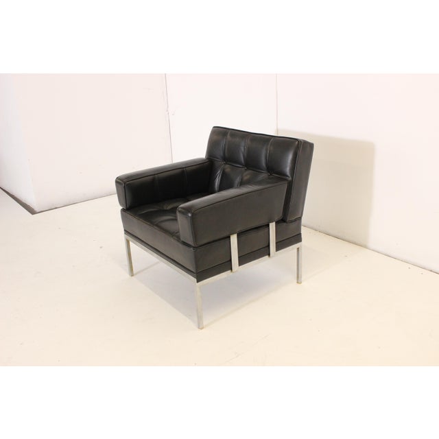 Wittmann Vintage Leather Sofa Daybed by Johannes Spalt for Wittmann For Sale - Image 4 of 14