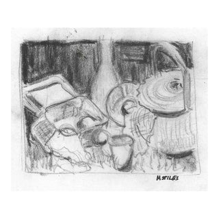 Martha Stiles Black and White Still Life For Sale