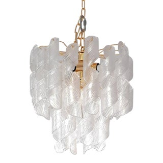 Murano-Style Glass Sputnik Chandelier For Sale