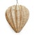 Contemporary Raw Rattan Starfruit Pendant Light Medium For Sale - Image 4 of 9