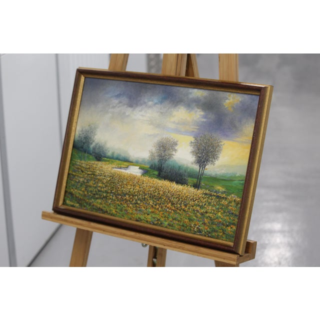 Landscape, 2000s, Oil on Wood For Sale - Image 14 of 16