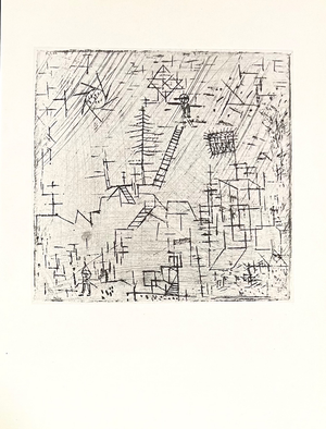1947 Paul Klee Engraving 36 Juggler in April 1928 Reproduction